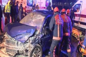 Vatan Caddesi'nde kaza: 1'i ağır 6 yaralı