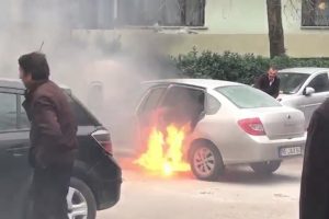 Bursa'da LPG'li ara&ccedil; alevlere teslim oldu!