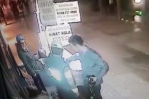 Soyguncu sert kayaya &ccedil;arptı