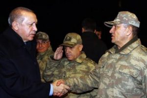 Erdoğan'dan t&uuml;men komutanlığına ziyaret