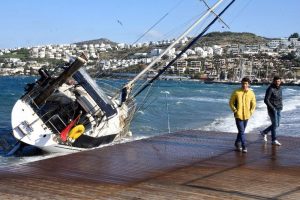 Bodrum'da fırtına kabusu