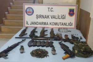Şırnak'ta PKK'ya ait silah ve m&uuml;himmat ele ge&ccedil;irildi