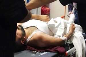 Hastane otoparkında vuruldu