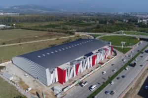 Bursa'da yapılan T&uuml;rkiye'nin en b&uuml;y&uuml;k atletizm salonunda sona yaklaşıldı