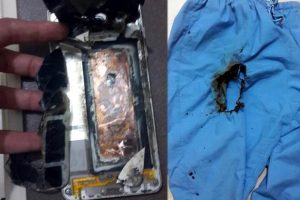 Hasta muayene ederken cebindeki telefon patladı
