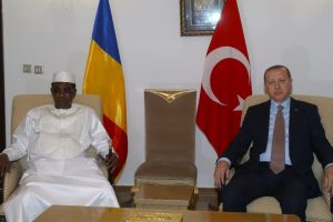 Cumhurbaşkanı Erdoğan, &Ccedil;adlı mevkidaşı ile bir araya geldi