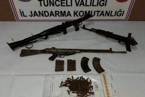 Tunceli'de m&uuml;himmat ele ge&ccedil;irildi