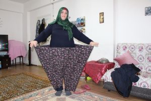 Her şey bir mektupla başladı: 78 kilo verdi