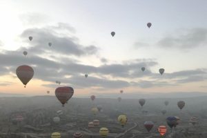 Kapadokya'da balon u&ccedil;uş rekoru kırıldı