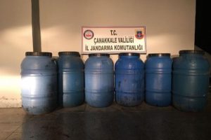 1 ton ka&ccedil;ak şarap ele ge&ccedil;irildi