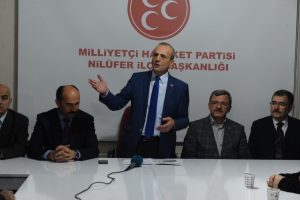 MHP Bursa İl Başkanı Top&ccedil;u: "Erdoğan T&uuml;rk Milleti'nin oyları ile se&ccedil;ilmiştir"