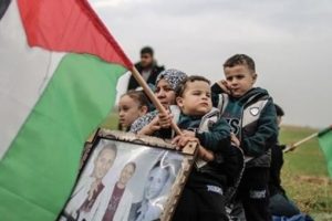Gazze'de Filistinli tutuklulara destek g&ouml;sterisi d&uuml;zenlendi