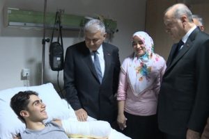 Cumhurbaşkanı Erdoğan onu ziyaret etti