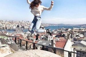 Zıplaya zıplaya tarihi kubbe &ccedil;&ouml;kt&uuml;!