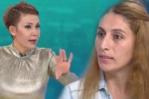 Canlı yayında &ccedil;ocuğunun babasını arıyor!