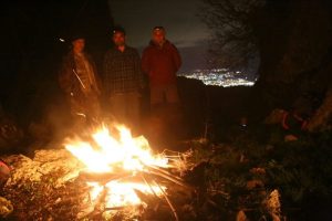 Dağcılardan Spil'e gece mesaisi