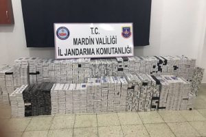 Mardin'de 8 bin 790 paket ka&ccedil;ak sigara ele ge&ccedil;irildi