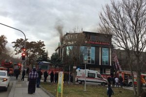 BBP Genel Merkezi'nde yangın
