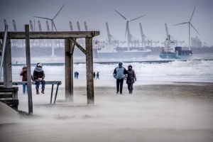 Amsterdam'da şiddetli fırtına hayatı fel&ccedil; etti