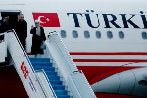 Cumhurbaşkanı Erdoğan Fransa'ya gitti
