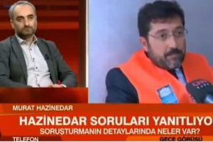G&ouml;revden alınan Hazinedar ile canlı yayında gergin anlar!