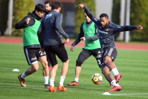 Beşiktaş'ta keyifli antrenman