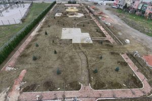 Bursa'da Mevlana Parkı'nda sona doğru