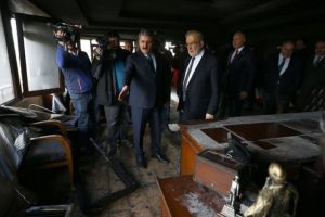 Karamollaoğlu'ndan Destici'ye ge&ccedil;miş olsun ziyareti