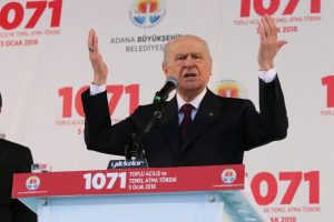 MHP lideri Bah&ccedil;eli Adana'da