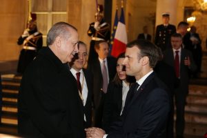 Cumhurbaşkanı Erdoğan, Elysee Sarayı'ndan ayrıldı