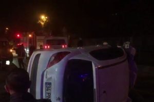 Otomobil takla attı: 1 yaralı
