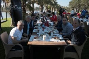 Başkan Usta'dan Castillo ile &ouml;zel g&ouml;r&uuml;şme