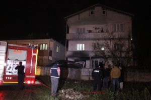 Yangında feci şekilde can verdi