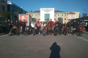 Motosiklet tutkunları Bursa Mustafakemalpaşa'da buluştu