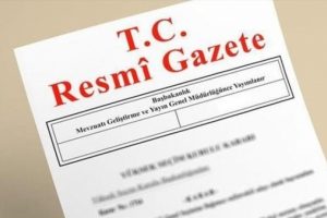 HSK kararnamesi Resmi Gazete'de