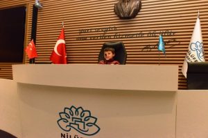 Bursa'da minik öğrencilerden Nilüfer Belediyesi'ne ziyaret