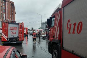 İstanbul'da Ayakkabıcılar Sitesi'nde yangın