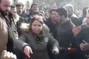 Menbiç'te halk PKK'ya karşı ayaklandı