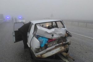 Sisli yolda kaza: 2 yaralı