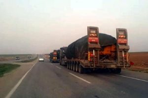 Irak sınırından Suriye sınırına askeri sevkiyat