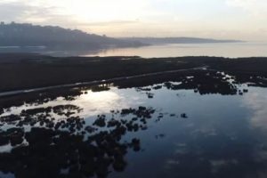 Kanal İstanbul Projesinin sondaj &ccedil;alışmaları havadan g&ouml;r&uuml;nt&uuml;lendi