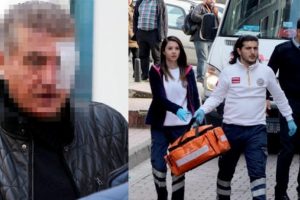 Sokak ortasında &ccedil;atışma &ccedil;ıktı!
