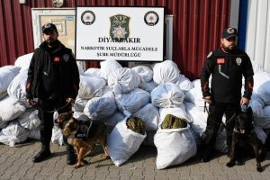 Diyarbakır'da 1 ton esrar ele ge&ccedil;irildi