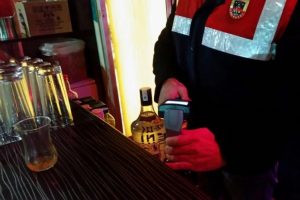 Bursa'da jandarmadan İHA desteği ile gazinolara baskın