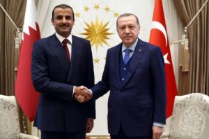Erdoğan, Katar Emiri Al Sani ile g&ouml;r&uuml;şt&uuml;