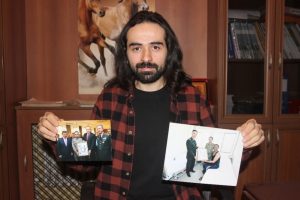 "&Ccedil;alışmanın Cumhurbaşkanımızın odasında sergilenmesi onur verici"