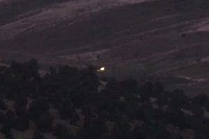 Askeri u&ccedil;ağın d&uuml;şt&uuml;ğ&uuml; alan havadan g&ouml;r&uuml;nt&uuml;lendi