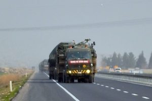 Afrin sınırına b&uuml;y&uuml;k sevkiyat
