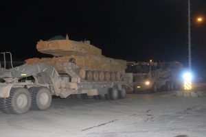 Sabaha kadar Afrin Sınırına sevkiyat s&uuml;rd&uuml;!