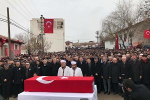 &Ccedil;ankırı şehidini uğurladı
